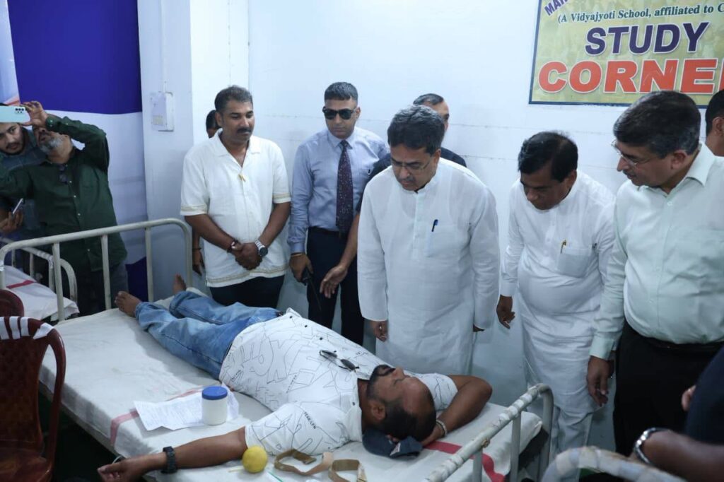 Manik Saha Praises Journalists’ Blood Donation Drive in Tripura