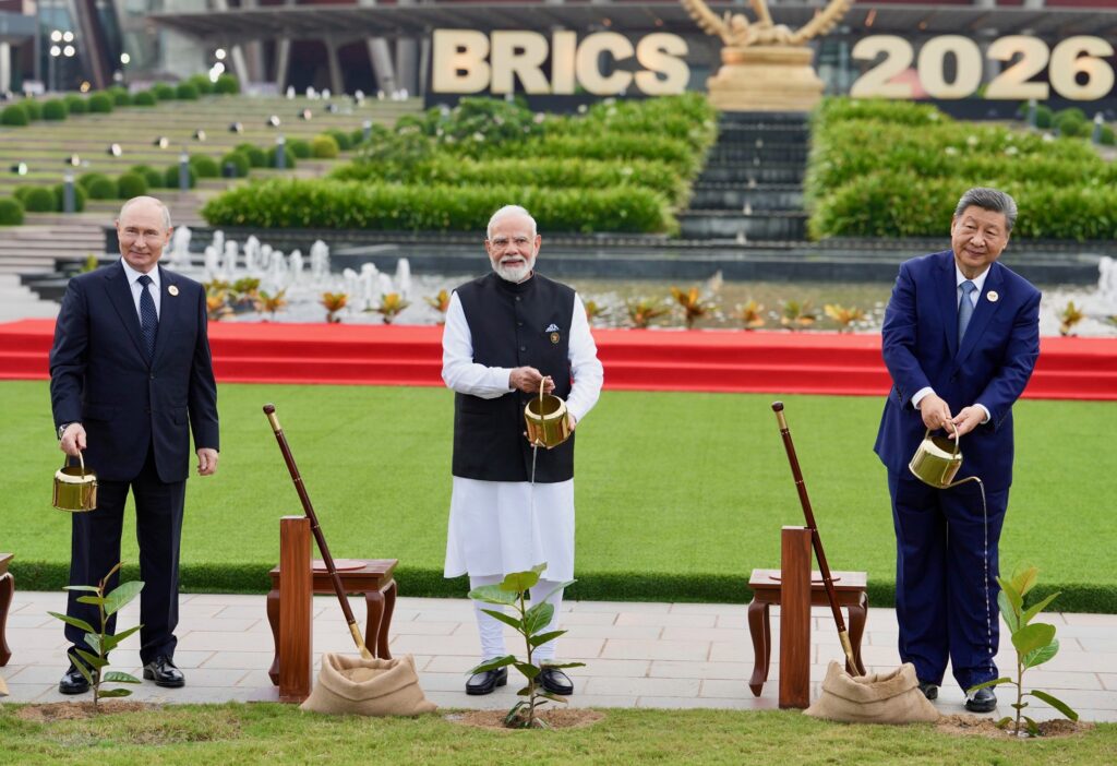 Modi, Xi discuss border peace, trade balance and cultural exchanges.