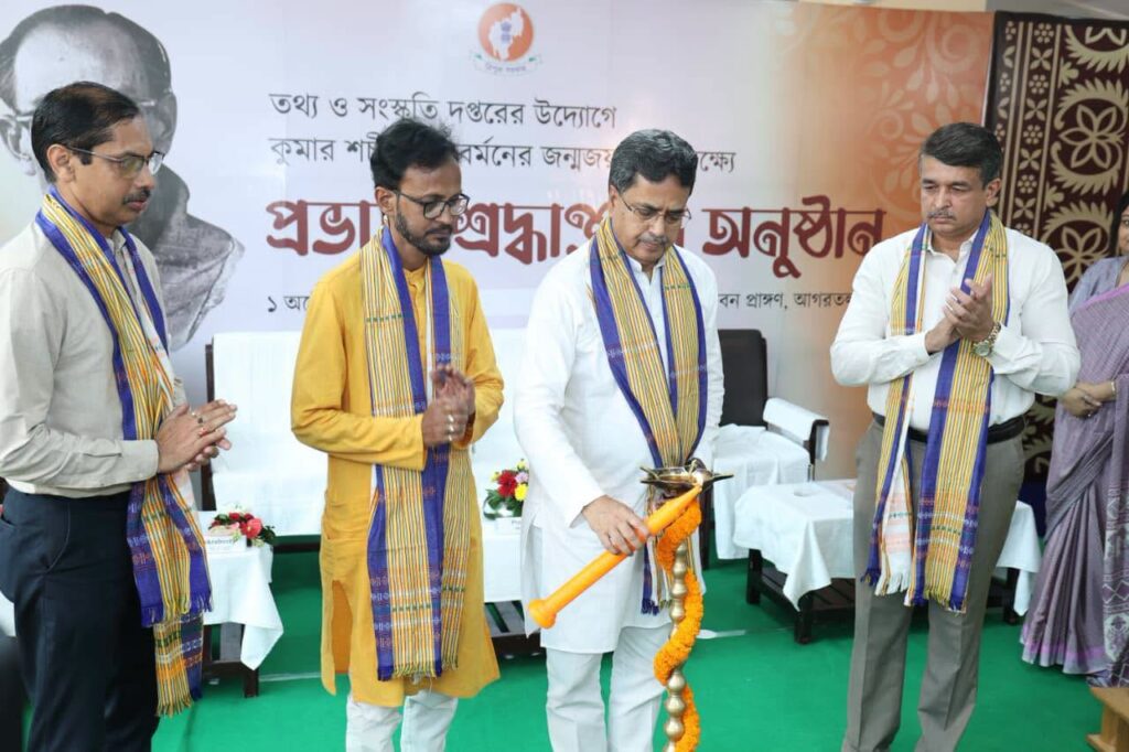 Dr Manik Saha pays tribute to Sachin Dev Burman in Agartala