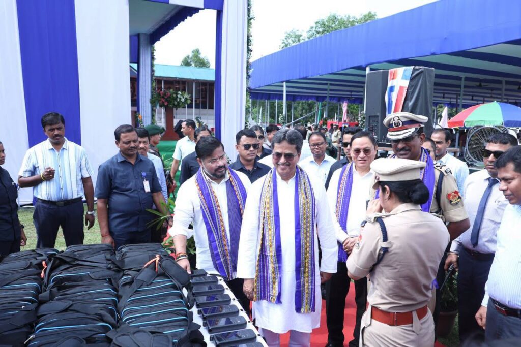 Road Safety Equipment Worth Rs 1.29 Crore Distributed in Agartala.