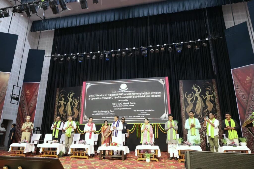 Manik Saha Inaugurates 21 Development Projects Worth Over Rs. 40 Crore.
