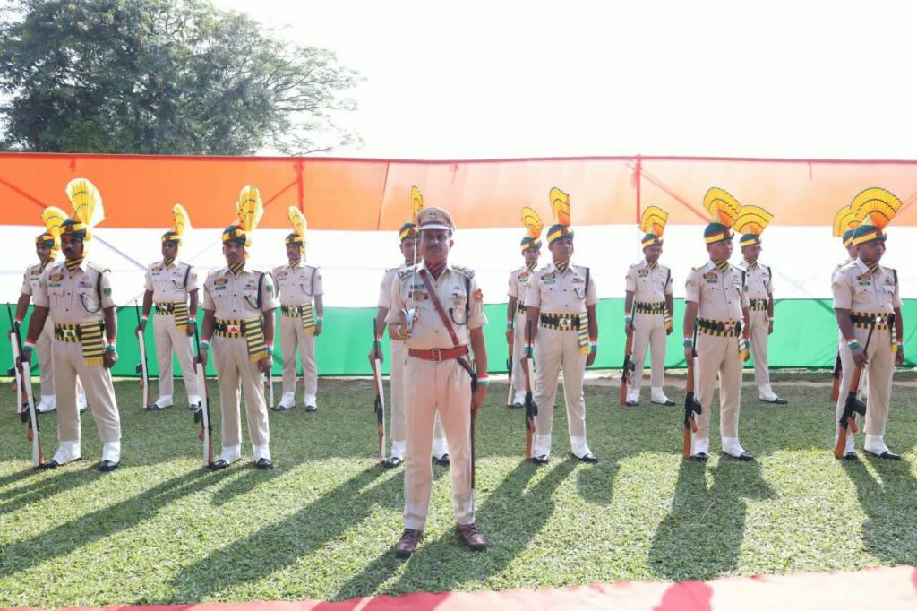 CM Manik Saha Honours Fallen Police Personnel at Agartala Ceremony.