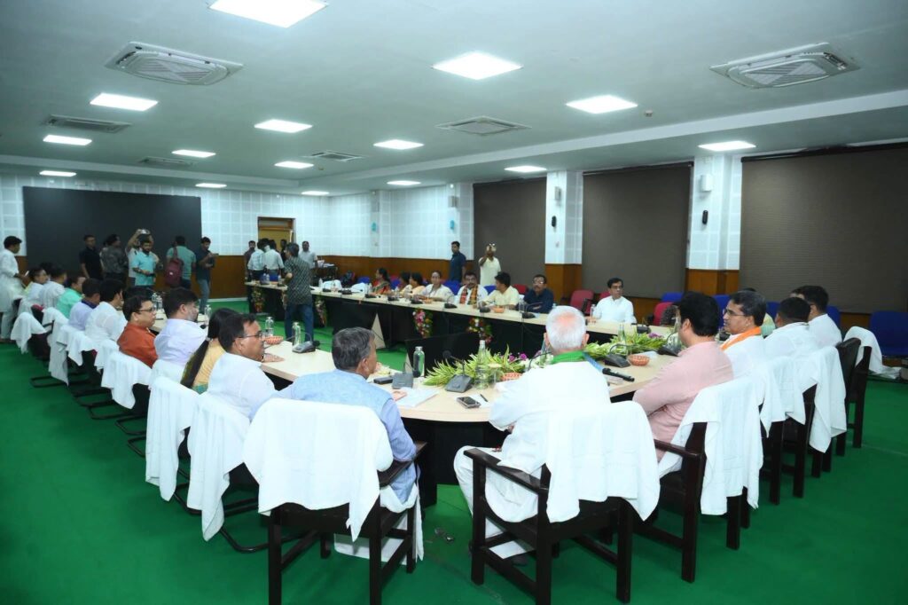 Manik Saha Leads BJP Discussions on Elections and Political Campaigns.