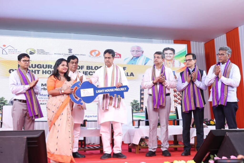 Lighthouse Project Brings Modern Housing Opportunities to Tripura's Low-Income Families.