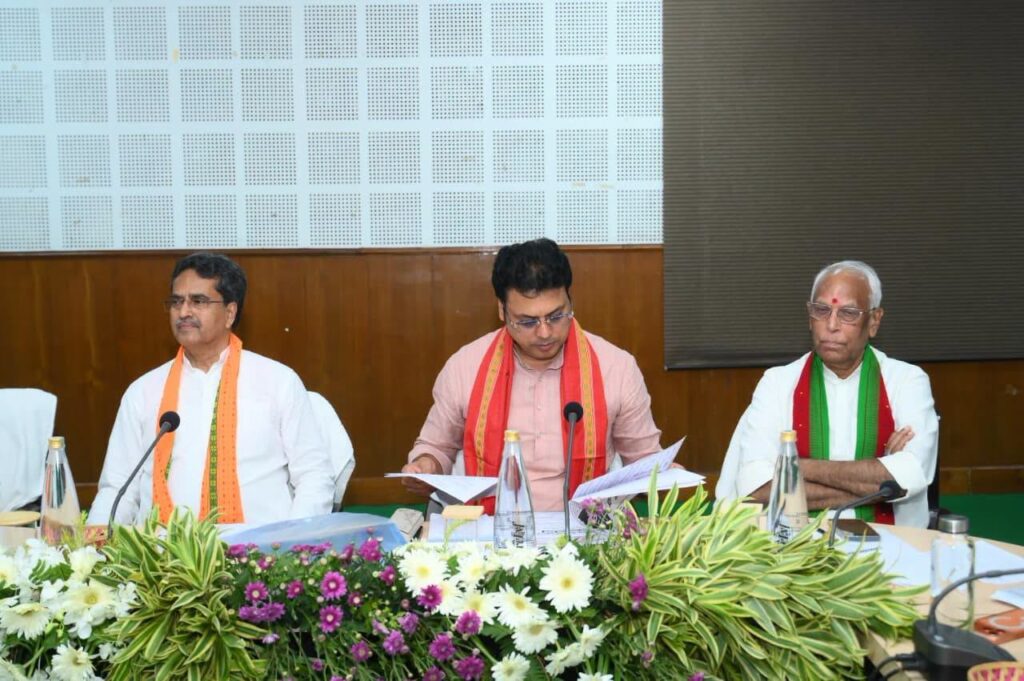 Biplab Kumar Deb Announces Seven Campaigns to Strengthen Tripura BJP Organisation.