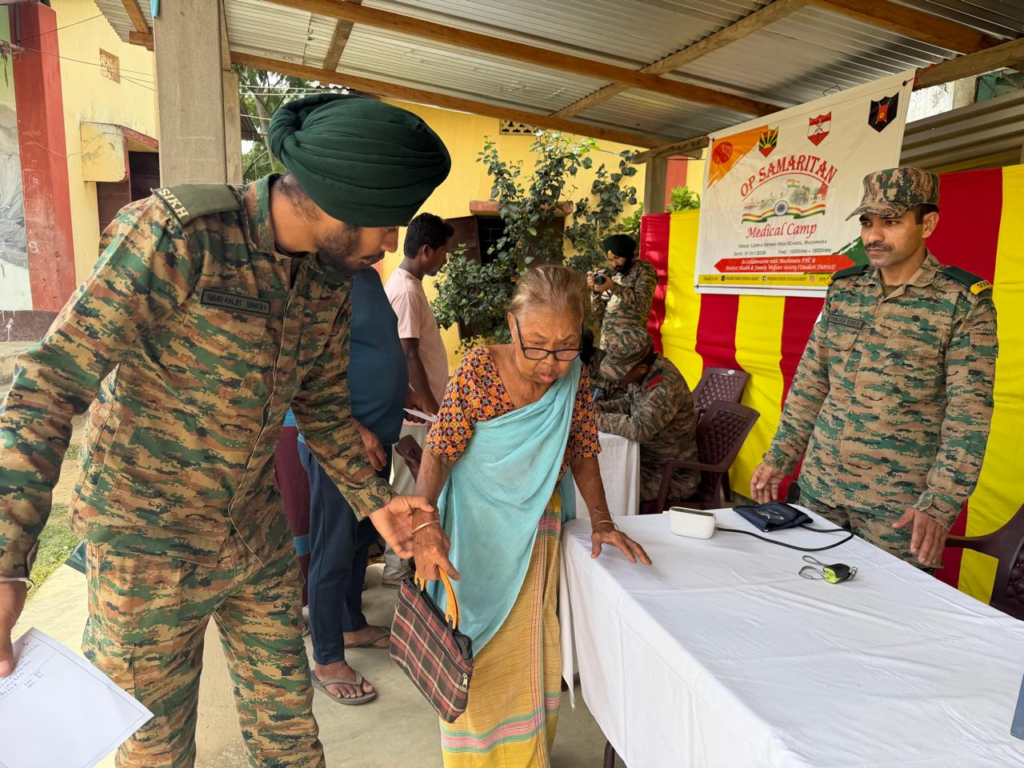 Over 400 Beneficiaries Receive Healthcare Services at Indian Army Medical Camp.
