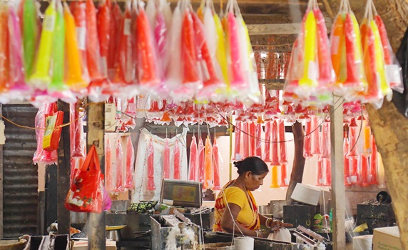 Workers craft vibrant candles in Agartala factory for Diwali, the Hindu Festival of Lights celebration. PIC-Abhisek