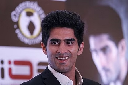 boxer vijender singh joins bjp ahead of lok sabha polls