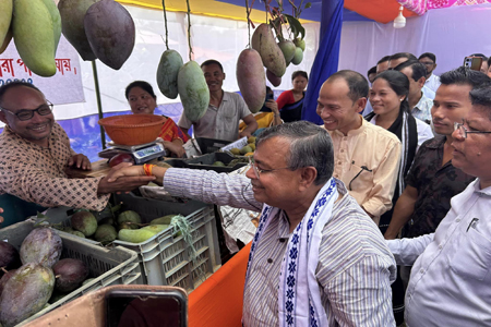 first mango festival at tourist spot narkelkunja