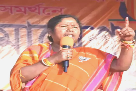 pratima on poll campaign  says tripura developed for modi