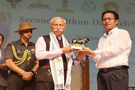 governor of arunachal pradesh inaugurates 2 day national seminar held as mithun day in itanagar