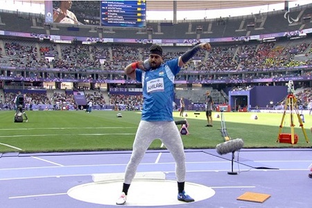 paris paralympics india’s shot put thrower sachin khilari wins silver medal