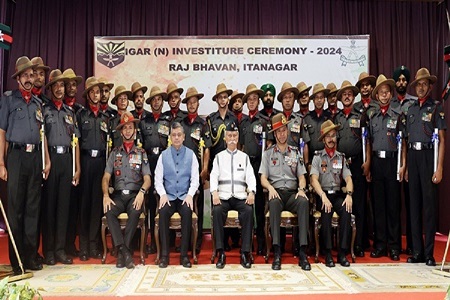 lt- gen- kt parnaik retd presents governor’s gold and silver medals to officers and personnel of assam rifles