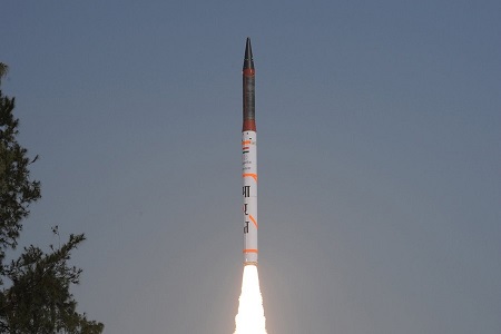 india successfully carries out launch of agni-4 ballistic missile from integrated test range at chandipur