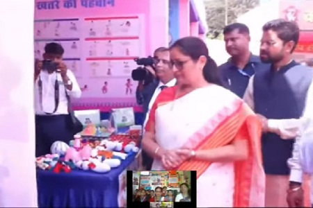 jharkhand governor and union minister annapurna devi inaugurate 11000 saksham anganwadi centres