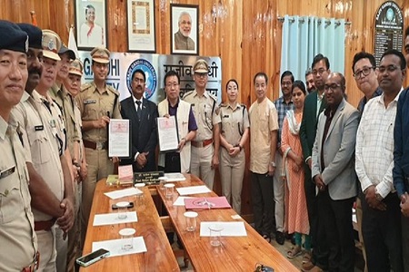 itanagar capital police  rajiv gandhi university sign mou to establish ‘ane’s home’