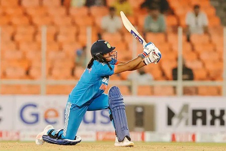 women’s cricket india beat new zealand by 6 wickets in the final match win three-match series 2-1