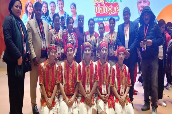 tripura shines at national youth festival 2025 excels in folk dance and science exhibition