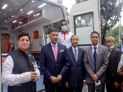 bangladesh receives 31 ambulances gifted by india