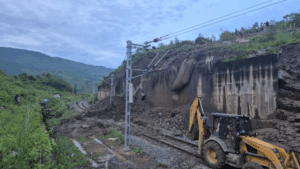 Landslide in Assam halts train services to Tripura, Mizoram, and Manipur