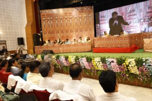 Mock Parliament highlights Emergency as attack on Democracy