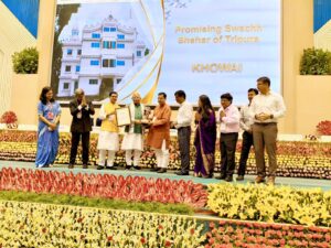 Tripura shines as Khowai bags ‘Promising Swachh Shehar’ title