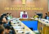 Minister Das Leads Key Dhalai Review on Welfare Progress Minister Das Leads Key Dhalai Review on Welfare Progress