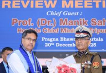 Tripura Crime Rate Drops Sharply Till Nov 2025: CM Dr. Saha Tripura Crime Rate Drops Sharply Till Nov 2025: CM Dr. Saha