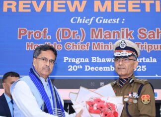 Tripura Crime Rate Drops Sharply Till Nov 2025: CM Dr. Saha Tripura Crime Rate Drops Sharply Till Nov 2025: CM Dr. Saha