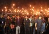 Tribal Students ignite torch protests over Kokborok Script Rights Tribal Students ignite torch protests over Kokborok Script Rights