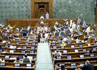 Chaos in Lok Sabha as Election Reform Debate Intensifies Chaos in Lok Sabha as Election Reform Debate Intensifies