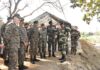 Top Army Brass from Eastern Command visit Tripura border Top-Army-Brass-from-Eastern-Command