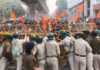 VHP, Bajrang Dal Protest Alleged Anti-Hindu Violence in Bangladesh VHP, Bajrang Dal Protest Alleged Anti-Hindu Violence in Bangladesh