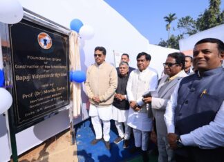 Tripura CM Inaugurates Bapuji School Building, Highlights NRI Investments Tripura CM Inaugurates Bapuji School Building, Highlights NRI Investments