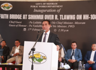 Mizoram CM Inaugurates Strategic Faith Bridge Boosting Connectivity Mizoram CM Inaugurates Strategic Faith Bridge Boosting Connectivity