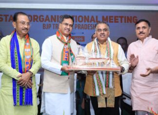 BJP Reaffirms Coalition Dharma in Tripura Ahead of TTAADC Polls BJP Reaffirms Coalition Dharma in Tripura Ahead of TTAADC Polls