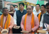 Tripura Ministers Flags Off Organic Paddy Export Tripura Ministers Flags Off Organic Paddy Export