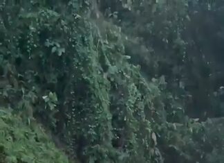 Rain Disrupts Traffic Movement on NH-108B Rain Disrupts Traffic Movement on NH-108B