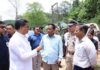 Tripura CM Saha inspects post-election violence-hit ADC areas Tripura CM Saha inspects post-election violence-hit ADC areas