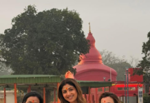 Shilpa Shetty seeks blessings at Tripureshwari Temple, shares divine moments Shilpa Shetty seeks blessings at Tripureshwari Temple, shares divine moments