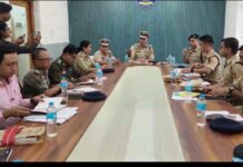 Tripura DGP reviews tight security ahead of crucial ADC polls Tripura DGP reviews tight security ahead of crucial ADC polls