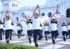 Indian Army Organises Yoga Day Precursor Event at Ujjayanta Palace Indian Army Organises Yoga Day Precursor Event at Ujjayanta Palace