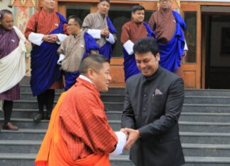 Biplab Deb Leads Strategic India-Bhutan Parliamentary Cooperation Talks in Bhutan Biplab Deb Leads Strategic India-Bhutan Parliamentary Cooperation Talks in Bhutan