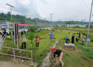 NFR Leads Green Initiative at Sairang Railway Station NFR Leads Green Initiative at Sairang Railway Station