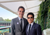 Sachin Tendulkar meets Roger Federer at Wimbledon Royal Box Sachin Tendulkar meets Roger Federer at Wimbledon Royal Box
