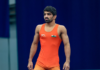Olympic medallist Aman Sehrawat claims 57kg freestyle gold Olympic medallist Aman Sehrawat claims 57kg freestyle gold