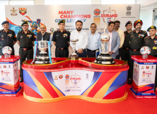 Durand Cup trophies reach Kolkata before July 25 kickoff Durand Cup trophies reach Kolkata before July 25 kickoff
