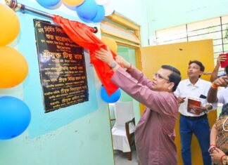 Minister Roy Inaugurates Staff Quarters, Library at Baragol HS School Minister Roy Inaugurates Staff Quarters, Library at Baragol HS School