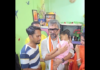 Hussain Mansuri arrives in Tripura supporting rare disease child Manashree Hussain Mansuri arrives in Tripura supporting rare disease child Manashree