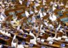 Lok Sabha adjourned amid anti-paper leak bill disruptions Lok Sabha adjourned amid anti-paper leak bill disruptions